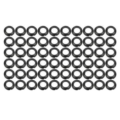60pcs Fishing Rod Building Silicone Elastic Winding Check Dress Ring Trim Ring Adapter13MM