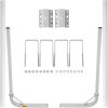 VEVOR Boat Trailer Guide-on, 60", 2PCS Steel Trailer Post Guide ons, w/White PVC Tube Covers, Complete Mounting Accessories Included, for Ski Boat