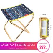 Outdoor folding chairs aluminum alloy fishing chairs (select: Outdoor folding chairs-blue)